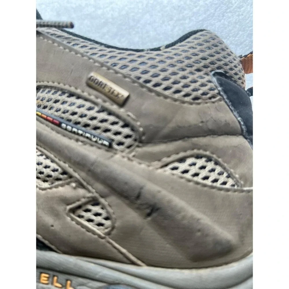 Merrell 10 Moab 2 Mid GORE-TEX Hiking Boots Men's Vibram Waterproof Brown
